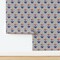 Red White And Blue July 4th Independence Day Corgi Stars And Stripes Sunglasses Welsh Corgi Custom Pre-pasted Wallpaper by Spoonflower Pre-Pasted Wallpaper 2FT Wide